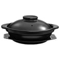 thumbnail image 1 of 1 Set Ceramic Stockpot For Cooking Multi-use Ceramic Cookware For Braising And Stewing Large Capacity Stewing Pot Noodles Ramen Pot With Lid And Tray, 1 of 8