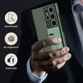 thumbnail image 5 of Compatible Samsung Galaxy S22 Ultra 5g Case with Stand Drop Protection Transparent,Electroplating Shock Adsorption Full Body Protective Bumper Clear Case for Samsung S22 Ultra Phone Case Green, 5 of 6