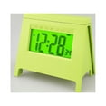 thumbnail image 2 of HBBKVI Alarm Clock, Mini Triangular Luminous Digital Clock for Bedroom Office, Temperature & Date Display Digital Clock, Green, 2 of 6