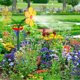 thumbnail image 3 of Aspersor de jardín, aspersor de césped circular sistema de riego automático aspersor de riego giratorio de base de punta para césped jardín amarillo TUNC Sencillez, 3 of 5