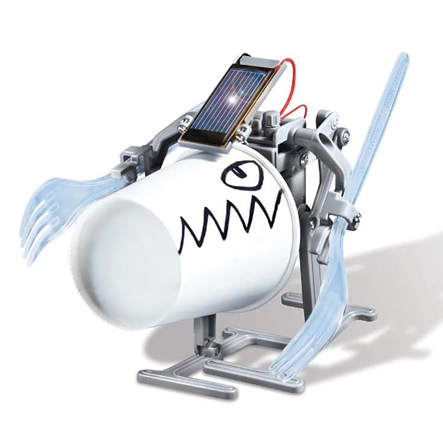4M: Green Science - Solar Robot - DIY Walking Robot Building Kit, Renewable Energy Powered Motor, Mechanical Motion, Engineering Toy, STEAM, Kids 5+