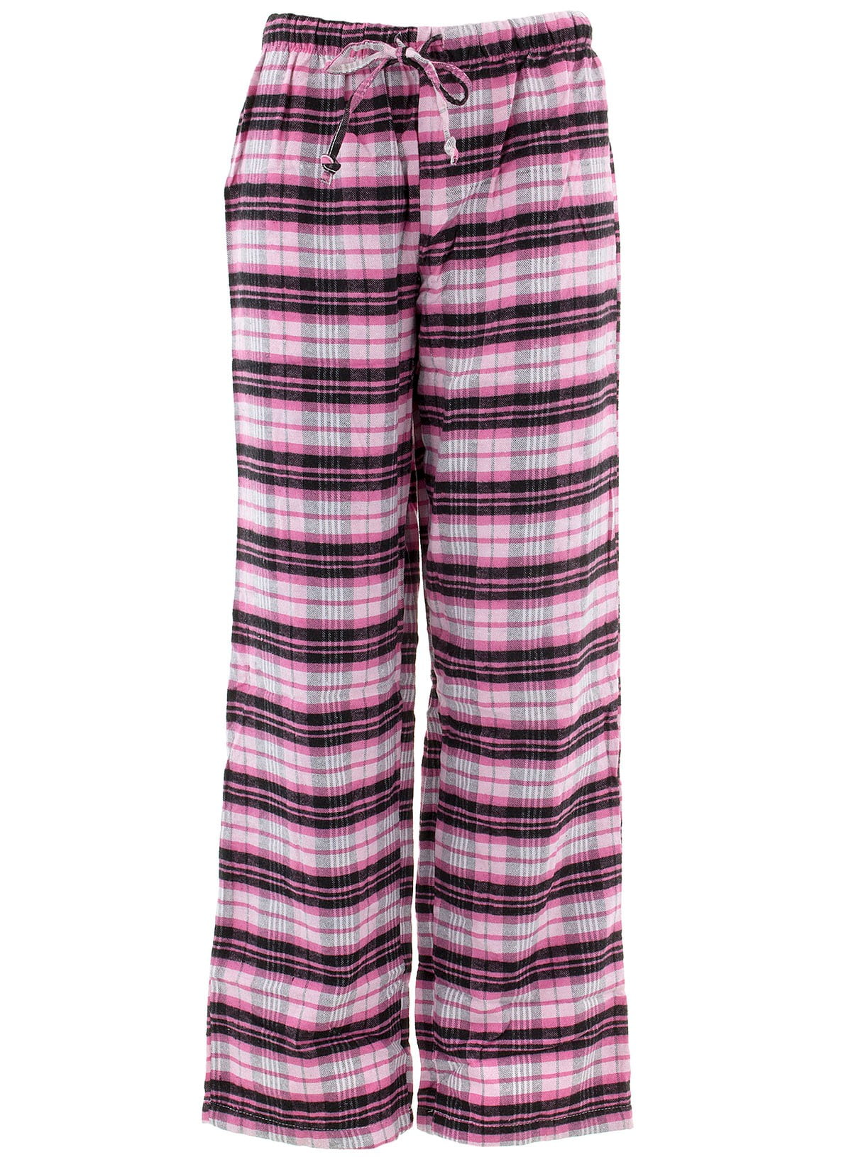 pink and black plaid pants