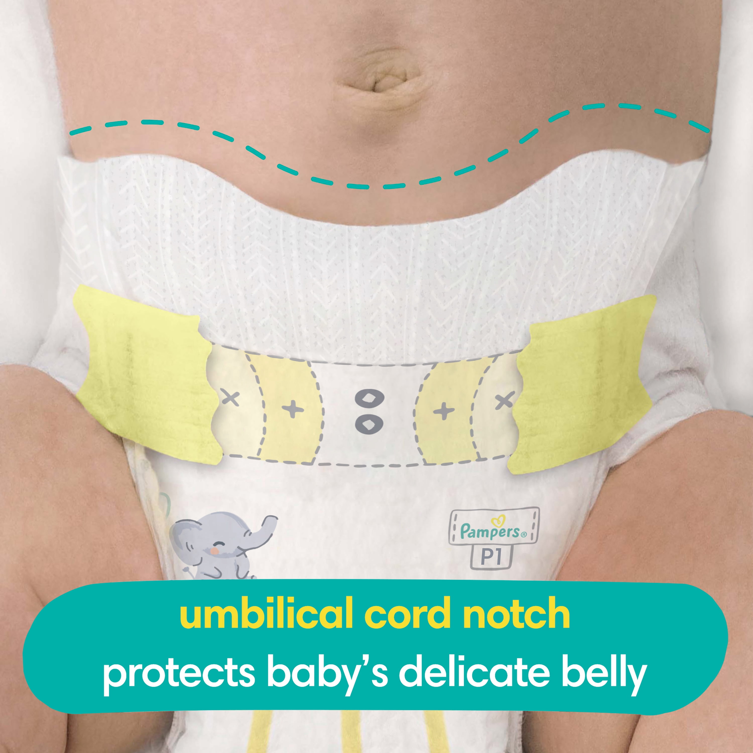 Pampers Swaddlers Baby Diapers Size Preemie, 27 Count (Select for More Options)