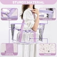 thumbnail image 4 of Clear Beach Tote Bag - Waterproof PVC Stadium Approved - Extra Large Transparent Bag for Pool, Concert, 4 of 7