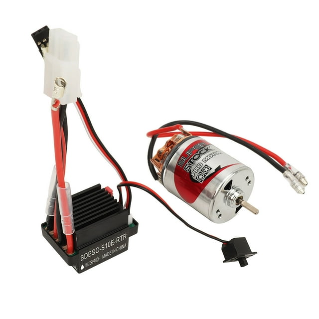 540 Brushed Motor, Low Heat 320A Brushed ESC Set, Efficient Conversion Brushed Motor ESC Replacement for RC Car