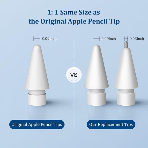 Yimei Replacement Tips for Apple Pencil 2nd Gen/1st Gen/USB-C