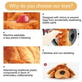 thumbnail image 3 of IFOYO Heartbeat Dog Toy, Relieving Dog Anxiety Toy with Calming Heartbeats Sound for Puppies Dogs Cats Separation Anxiety, Puppy Heartbeat Comforter for Behavioral Training (Washable, Brown), 3 of 7