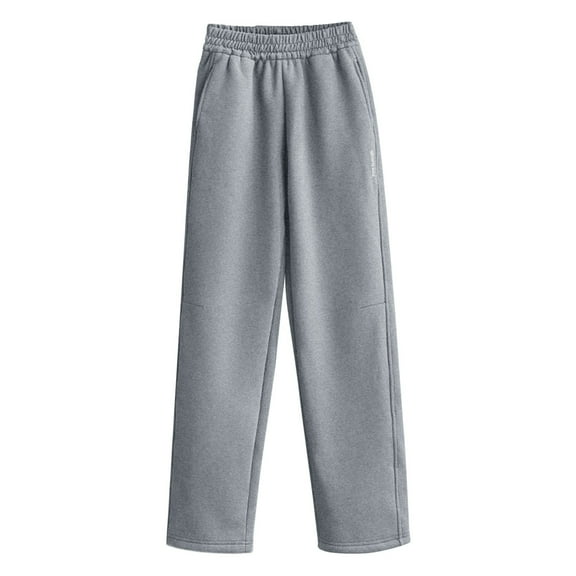 Teen Girls Sweatpants Girls Grey Joggers Basic Boys' Athletic Pants with Pocket 14-15 Years Boys Pants