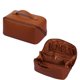 thumbnail image 1 of Bolsas de Aseo para Mujeres Bolsa de Cosméticos Impermeable Neceser de Viaje Gran Capacidad Neceser de Aseo Maquillaje Organizador para Vacación Baño y Viajes Marrón, 1 of 4
