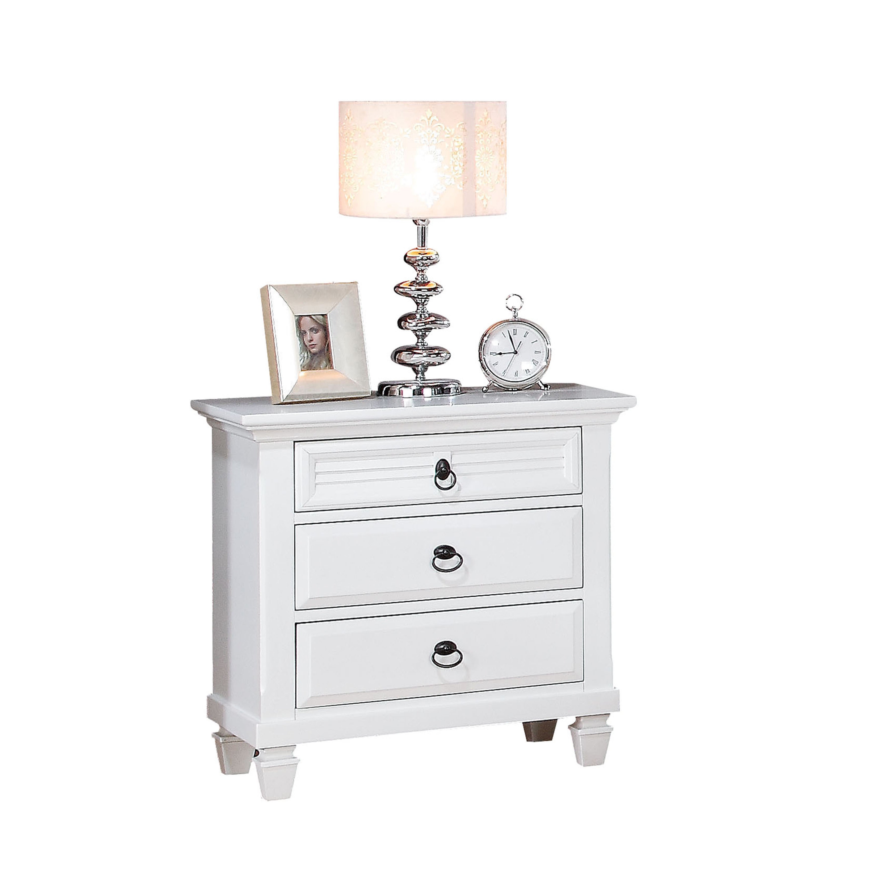Acme Furniture Merivale Nightstand White Walmart Com Walmart Com