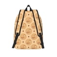 thumbnail image 2 of Lsque Squirrel And Nuts Pattern Canvas Daypack, Durable Backpack, High-quality Versatile Backpack,Vintage Compact Backpack-Small, 2 of 6