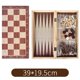 thumbnail image 1 of 3 In 1 Wooden Chess Checkers Backgammon Set Portable Wooden Chess Set for Adults Kids, 1 of 5