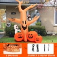 thumbnail image 4 of Patiojoy 8FT Halloween Inflatable Decoration, Blow Up Dead Tree w/ Waterproof Air Blower Built-in?LED Lights 2 Ropes & Stakes Holiday Decor w/ Ghost Owl Pumpkin for Yard Garden Lawn, 4 of 9