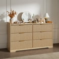 thumbnail image 5 of Tydimor Dressers for Bedroom 6 Drawers, Wide Chest of Drawers Storage Organizer, Wooden Cabinet with Anti-Tip Safety for Living Room, Hallway, 5 of 6