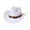 White, variant on ZHOGXU Trendy Western Cowboy Hat Heart Applique Kids Boys Girls Outdoor Play Wear
