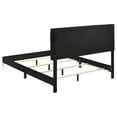 thumbnail image 4 of Kendall Tufted Panel Queen Bed Black and Gold, 4 of 8