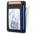thumbnail image 2 of Billetera delgada Buffway con bloqueo RFID, fibra de carbono negra, 2 of 9