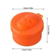 thumbnail image 3 of Binwennn Airtight Food Storage Containers with Lids 4Pcs Mini Portable Bottle Lunch Condiment Bottle Ketchup Dressing Condiment Portable Food Container For Bento Kitchen, 3 of 8