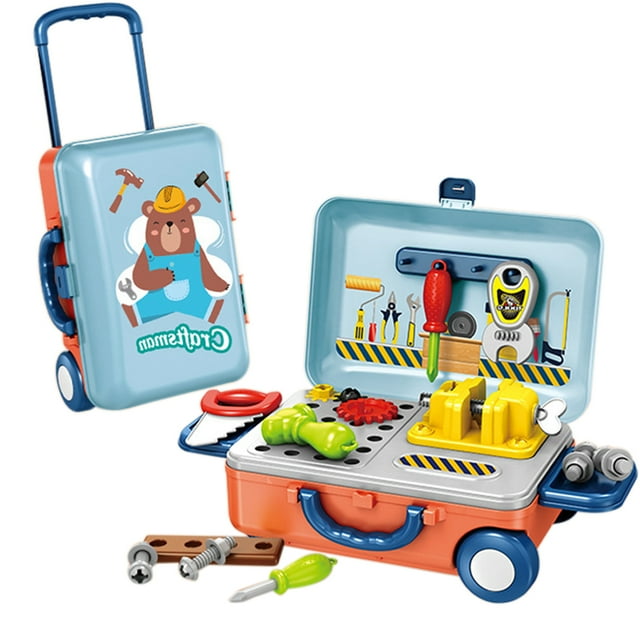 Ensemble de Valise pour Enfants Jeu de Rôle Simulé Jouet Cosmétique Jouet pour Enfants Ensemble d'Outils
