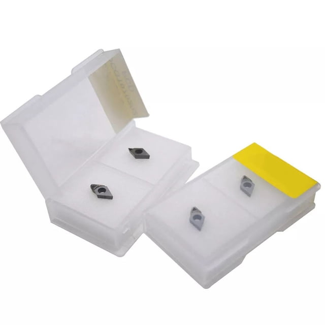 2 Pcs Outil de Coupe Insert Pcd Dcgt070202 Pcs d'Outils Cnc pour Aluminium