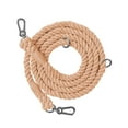 thumbnail image 1 of Hands Free Rope Dog Solid Color Braided with Adjustable Double Swivel Hook for Small Medium and Large Dogs Running Hiking Camping Walking, 1 of 7