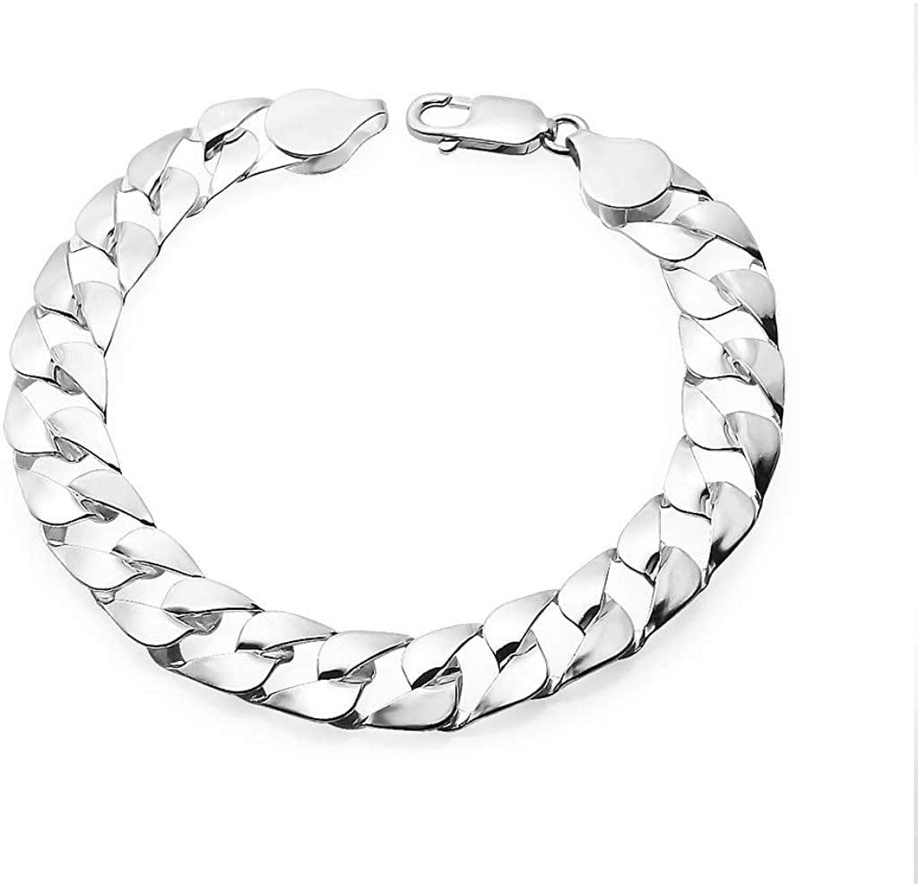 Sterling Silver Woven Braided Bracelet for Men