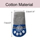 thumbnail image 2 of 4pcs Calcetines de Perro Tejidos Antideslizantes con Refuerzo de Goma Protector de Patas de Oso para Uso Interior, Gris + Azul, M, 2 of 7
