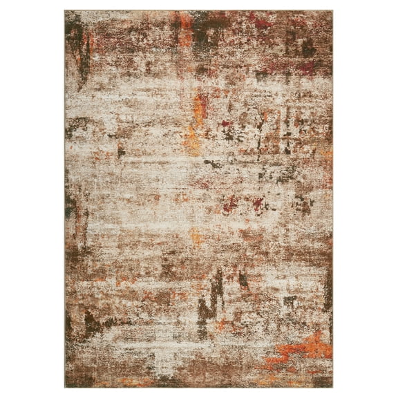Large Washable Area Rug, Abstract Living Room Rugs for Home Decor, Indoor Low Pile Carpet Area Rugs for Bedroom Dining Room, Non-Slip Stain Resistant Under Table Rug