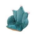 thumbnail image 2 of Crown-Shaped Plush Office Chair Cushion with Integrated Backrest for Lower Back Support and Comfort, 2 of 6