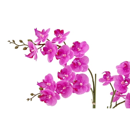 Artificial 2-Stem Phalaenopsis Pink Orchid