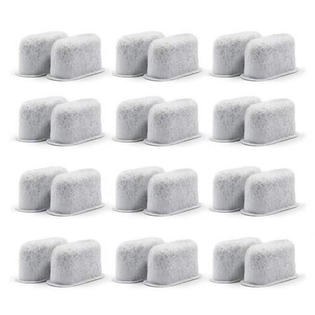 24 Replacement Charcoal Water Filters for Cuisinart Coffee Maker Machines DCC-RWF