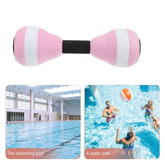 CRILSTYLEO 1Pair Eva Pool Dumbbells for Water Aerobics and Swimming Fitness Training Equipment