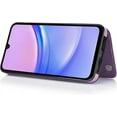 thumbnail image 6 of Phone Case for Samsung Galaxy A15 5G/4G with Tempered Glass Screen Protector Card Holder Wallet Cover Stand Flip Leather Cell Accessories Glaxay A 15 15A SM A156B A155F Cases Women Men Purple, 6 of 14