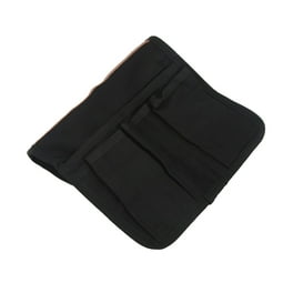 Sac latéral de chaise, pochette noire pour accoudoir, organiseur de poche latérale pour chaise, chaises de plage, sacs de rangement latéraux en toile respirante, sac d'accoudoir pour fauteuil de