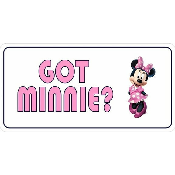 Got Minnie Photo License Plate