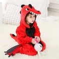 thumbnail image 3 of Pijama Kigurumi para niñas y niños, pijamas navideños de animales para niños de 4, 6, 8, 10 y 12 años, ropa de dormir de invierno para niños, disfraz de gato unicornio, 3 of 4