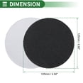 thumbnail image 3 of 50 Pcs Discos de Lija Redondos 60 Grano con Gancho y Asa Universal para Restauración Automotriz 125x125mm Carburo de Silicio Negro, 3 of 7