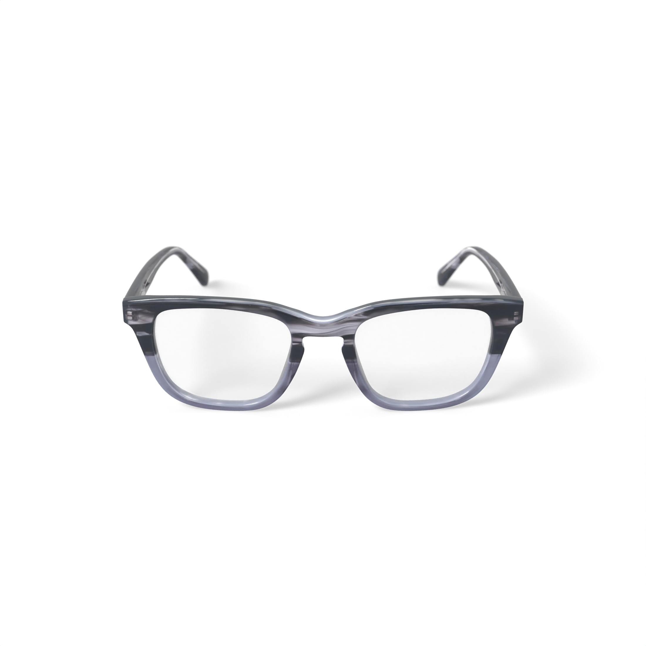 Walmart Men's MC003 Anthony Square Prescription Eyeglasses with Case, Grey Tortoise