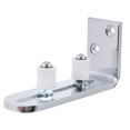 thumbnail image 1 of Minkissy 1Pc Adjustable Metal Sliding Door Floor Guide Plated Silver Finish Barn Door Hardware, 1 of 4