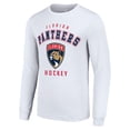 thumbnail image 2 of Men's Starter White Florida Panthers Logo Long Sleeve T-Shirt, 2 of 3