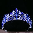 thumbnail image 1 of DIEZI-corona nupcial barroca Vintage de princesa Reina, Tiara de cristal para mujer, corona de boda, accesorios para el cabello, joyería, 1 of 4