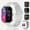 Silvery, variant on 1.83" Frameless Touchscreen Smartwatch for Android/iPhone, Wireless Call, Multi-Sport, Health Reminders, Music/Camera Control, USB Charge