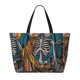 thumbnail image 2 of Disketp Coffee-Drinking Skull Bolsa de Playa de Gran Capacidad, Bolso Impermeable y a Prueba de Arena para Mujer, Ideal para Playa, Piscina y Natación, 2 of 7
