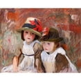 thumbnail image 2 of Sargent, John Singer 14x12 Black Modern Framed Museum Art Print Titled - Village Children, 2 of 4