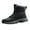 Black, variant on Hiking Snow Boots for Men Waterproof Non Slip Plush Winter Warm Hunting Combat Mid Calf Boots