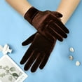 thumbnail image 6 of Grofry 4 Pair Women Fall Gloves Velvet Five Fingers Shopping Guide Gloves Thick Non-Slip Warm Windproof Prom Party Jewelry Shop Sales Gloves, 6 of 7