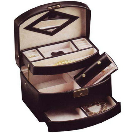 Presley Leather Jewelry Box - 8.5W x 5H in.