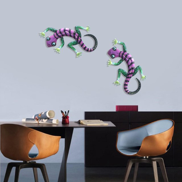 Escultura de Pared Gecko Colco Figura de Gecko 27,8x1x30 cm