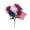 B - 34cm, variant on 13.4 Inch Independence Day Artificial Flower Bouquet Red White Blue Floral Arrangement Seasonal Flower Decor for 4th of July Home Yard Porch Decoration