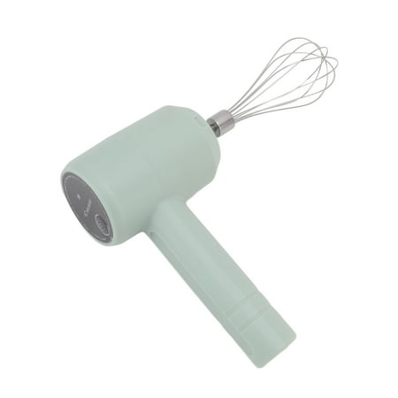 

Hand Mixer Handheld Mixer Professional Portable Automatic USB Rechargeable Flat Bottom For Egg Cream For Mousse Light Cyan